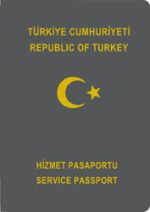 hizmet pasaportu (gri)